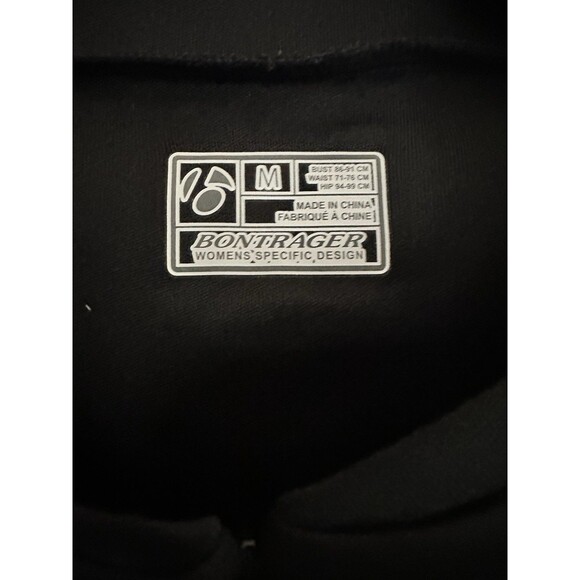 BONTRAGER Cycling Jersey Top Biking Shirt Black & White Women’s Sz M - Picture 3 of 5